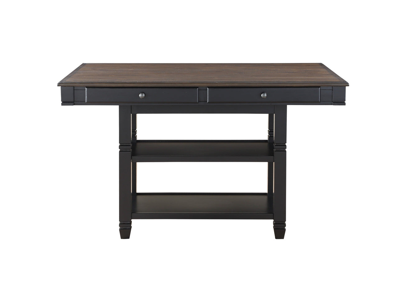 Baywater Black/Brown Counter Height Table - Ornate Home