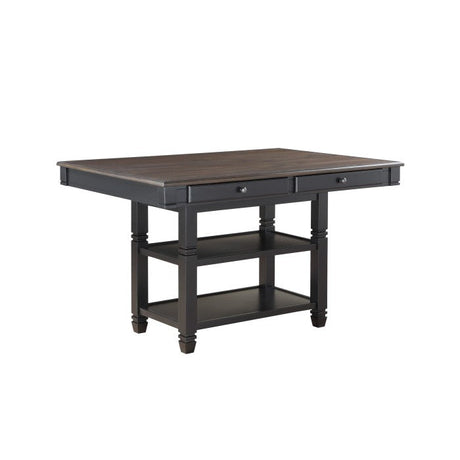 Baywater Black/Brown Counter Height Table - Ornate Home