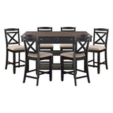 Baywater Gray 7pc Dining Set - Ornate Home