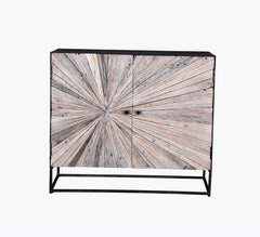 Bazemore Brown/Gray Cabinet - Ornate Home