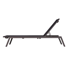 Bea Black Outdoor Pool Chaise - Ornate Home