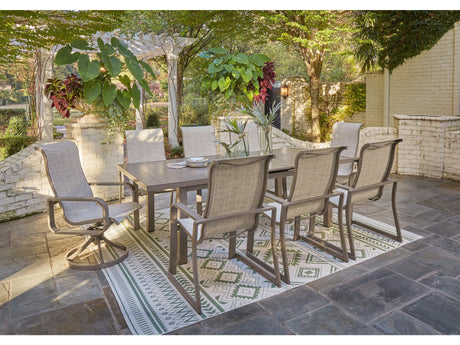 Beach Front Beige Outdoor Dining Table - Ornate Home