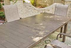 Beach Front Beige Outdoor Dining Table - Ornate Home