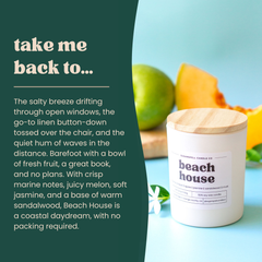 Beach House 5.3oz Soy Candle - Ornate Home