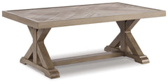 Beachcroft Beige Outdoor Coffee Table - Ornate Home