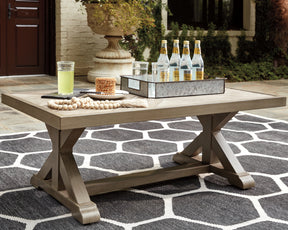 Beachcroft Beige Outdoor Coffee Table - Ornate Home