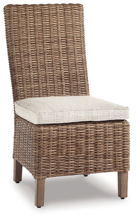 Beachcroft Beige Outdoor Dining Table with 6 Chairs - Ornate Home