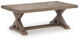 Beachcroft New Beige Outdoor Coffee Table - Ornate Home