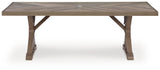 Beachcroft New Beige Outdoor Dining Table - Ornate Home