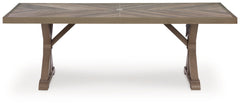 Beachcroft New Beige Outdoor Dining Table - Ornate Home