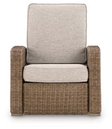 Beachcroft New Beige Outdoor Recliner - Ornate Home