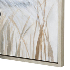 Beachin' Egrets White/Natural Canvas - Ornate Home