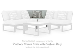 Beachloft Black 6-Piece Outdoor Sectional - Ornate Home