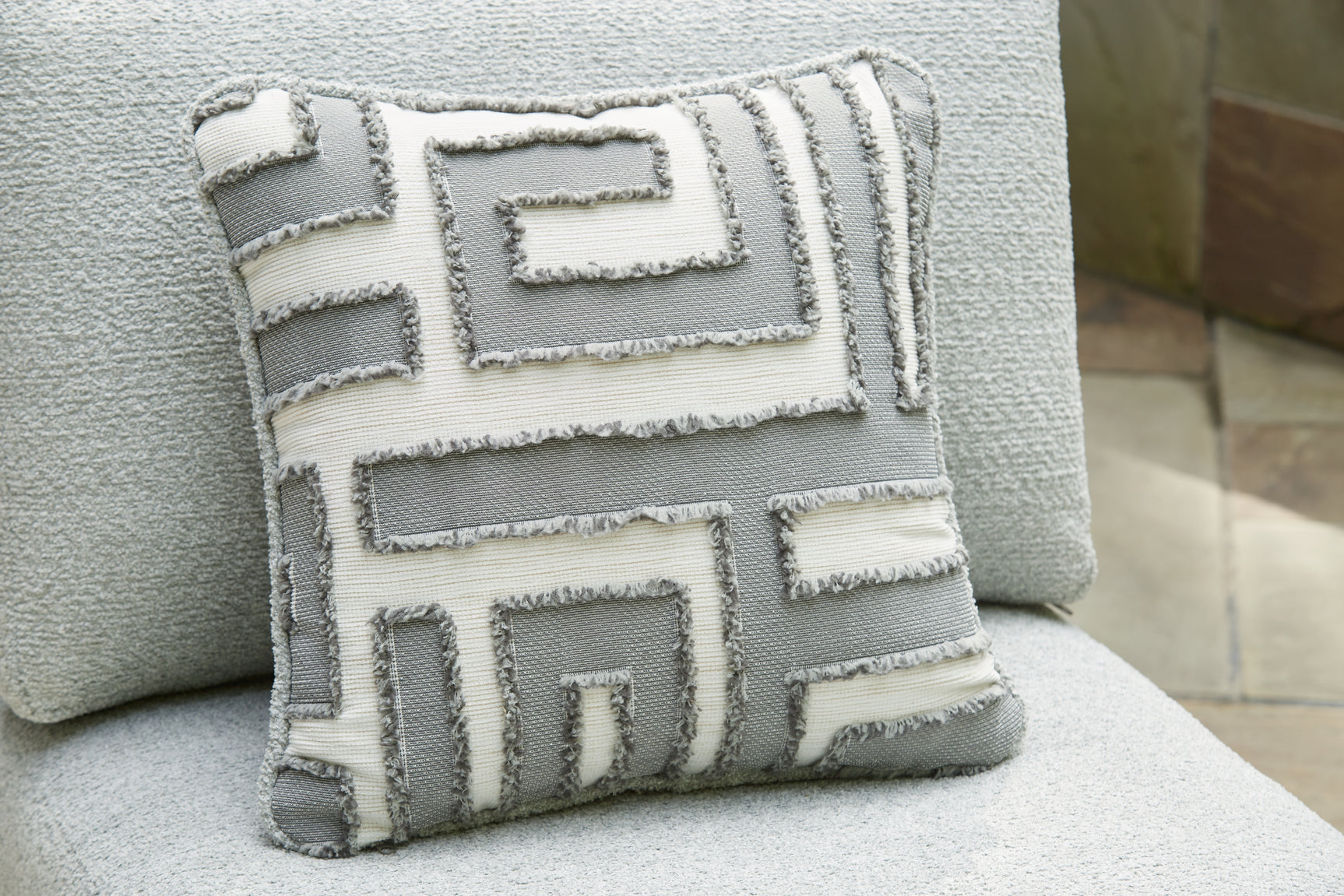 Beachloft Black/Gray 3-Piece Outdoor Sectional - Ornate Home