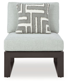 Beachloft Black/Gray 5-Piece Outdoor Sectional - Ornate Home