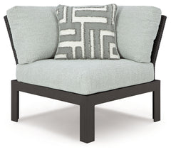 Beachloft Black/Gray 5-Piece Outdoor Sectional - Ornate Home