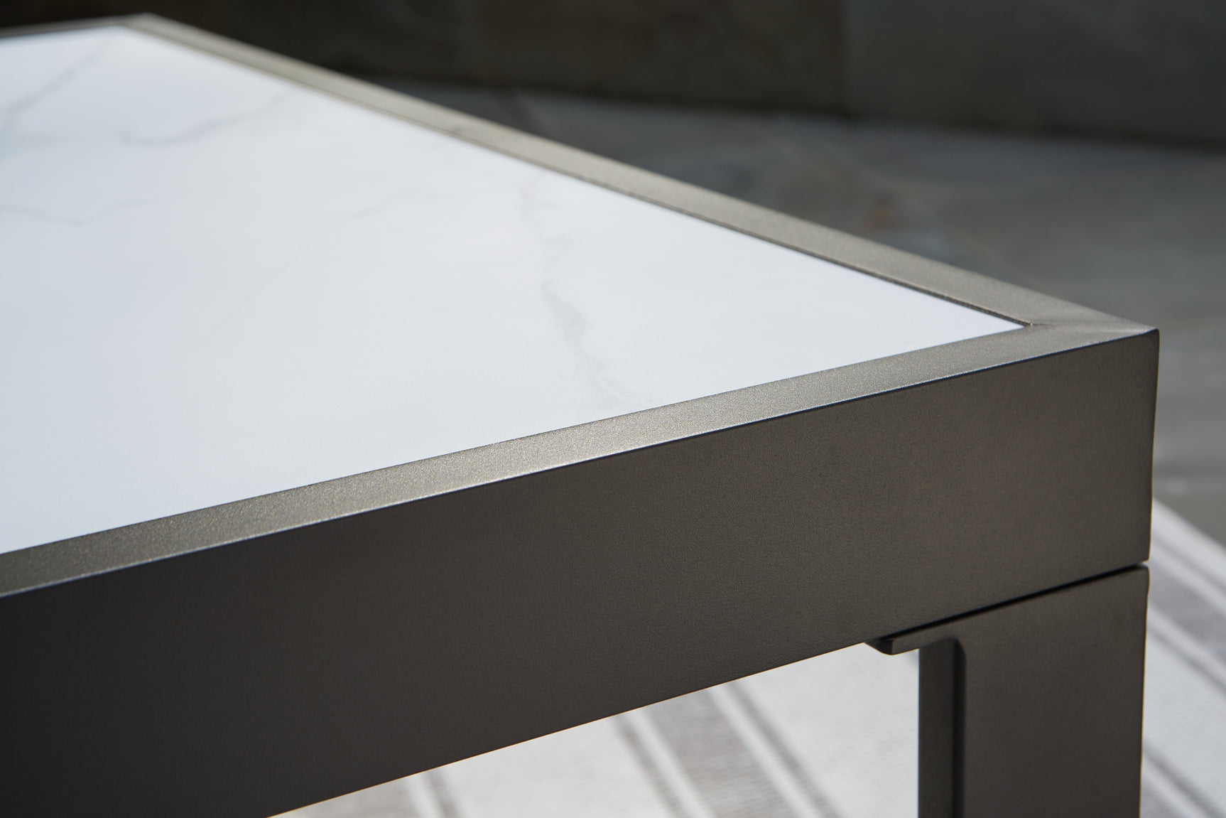 Beachloft Black/Gray Outdoor Coffee Table - Ornate Home