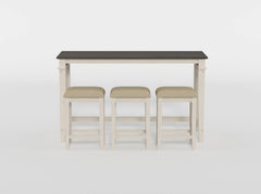 Beacon Beige 4-Piece Pack Counter Height Set - Ornate Home