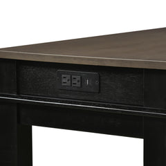 Beacon Black 4-Piece Pack Counter Height Set - Ornate Home