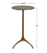 Beacon Gold Accent Table - Ornate Home
