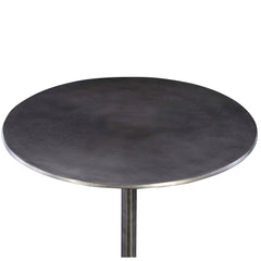 Beacon Gray/Silver Industrial Accent Table - Ornate Home