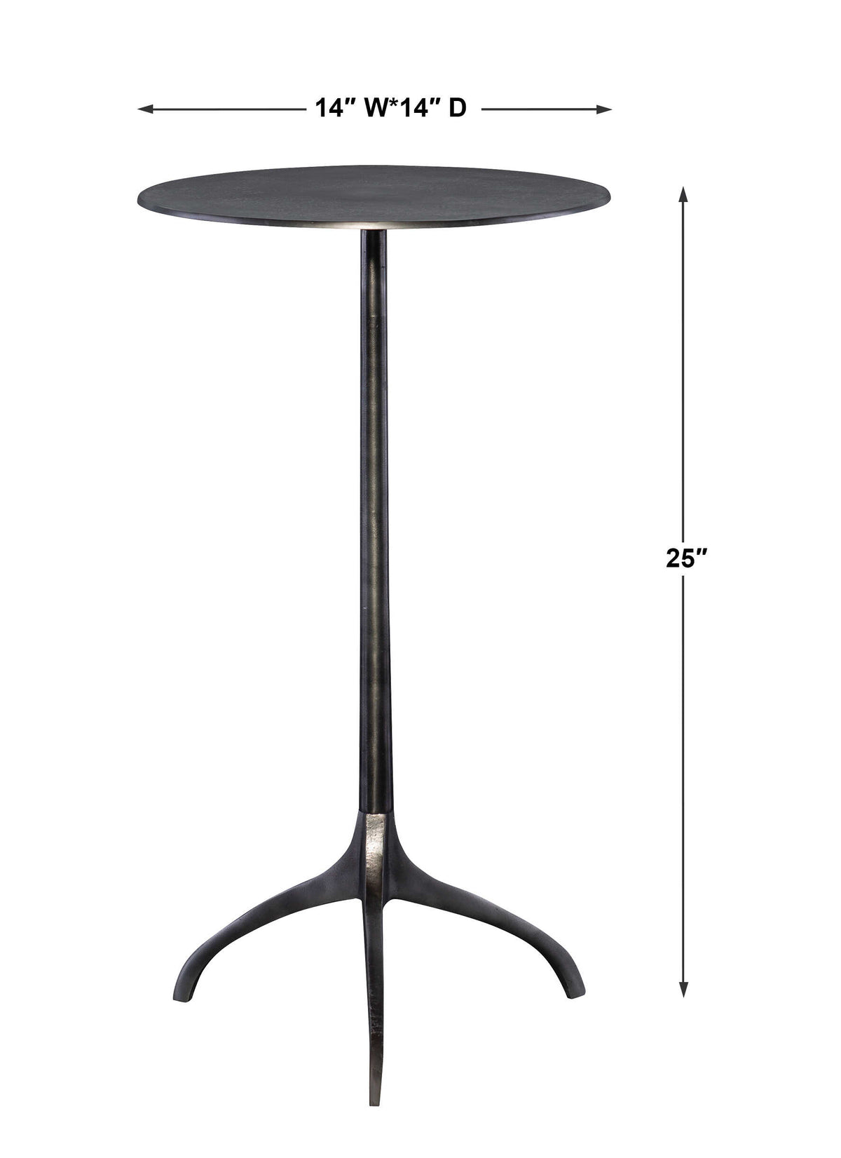 Beacon Gray/Silver Industrial Accent Table - Ornate Home
