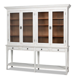 Beacon Hill White Display Case - Ornate Home