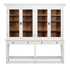 Beacon Hill White Display Case - Ornate Home
