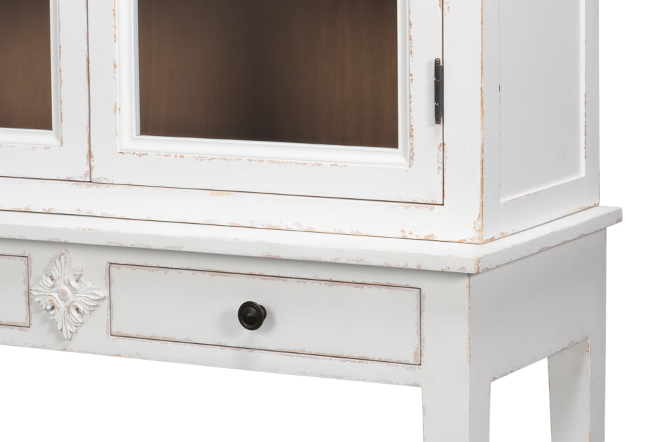 Beacon Hill White Display Case - Ornate Home