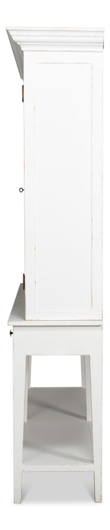 Beacon Hill White Display Case - Ornate Home