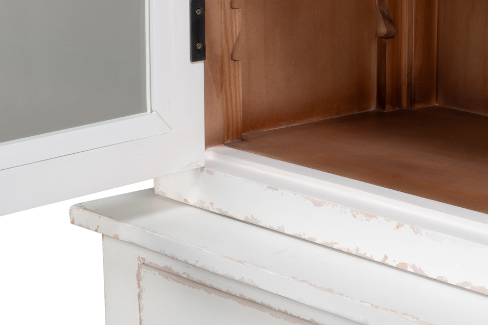 Beacon Hill White Display Case - Ornate Home