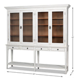 Beacon Hill White Display Case - Ornate Home