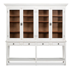 Beacon Hill White Display Case - Ornate Home