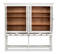 Beacon Hill White Display Case - Ornate Home