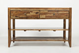 Beacon Street Brown Sofa Console - Ornate Home