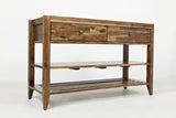 Beacon Street Brown Sofa Console - Ornate Home