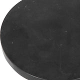 Bead Black Marble Drink Table - Ornate Home