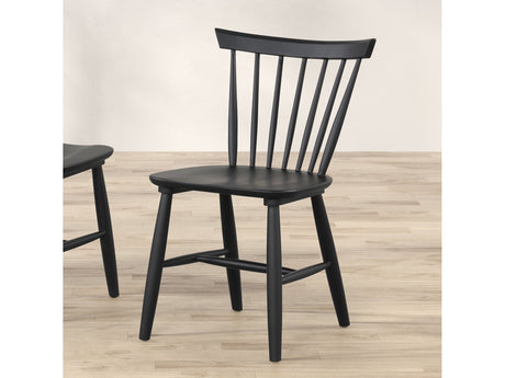 Beale Black Dining Chair (Set of 2) - Ornate Home