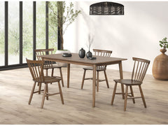Beale Walnut 7 Piece Dining Set - Ornate Home