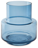 Bealen Dark Blue Vase (9.75"H) (Online Special Price) - Ornate Home