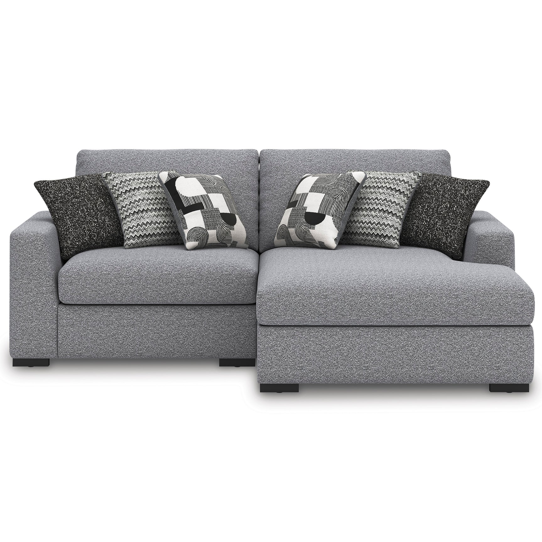 Bealton Salt and Pepper 2-Piece Sectional with Chaise - Ornate Home