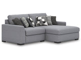 Bealton Salt and Pepper 2-Piece Sectional with Chaise - Ornate Home
