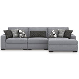 Bealton Salt and Pepper 3-Piece Sectional with Chaise (Online Special Price) - Ornate Home