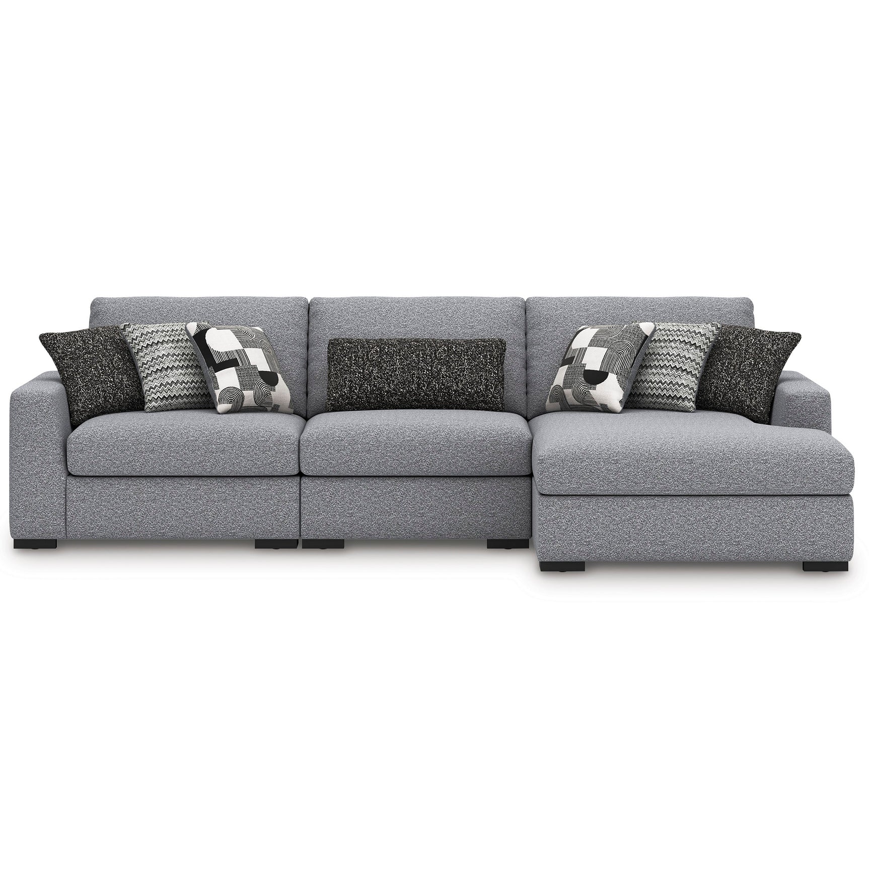 Bealton Salt and Pepper 3-Piece Sectional with Chaise (Online Special Price) - Ornate Home