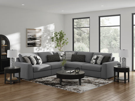 Bealton Salt and Pepper 5-Piece Sectional - Ornate Home
