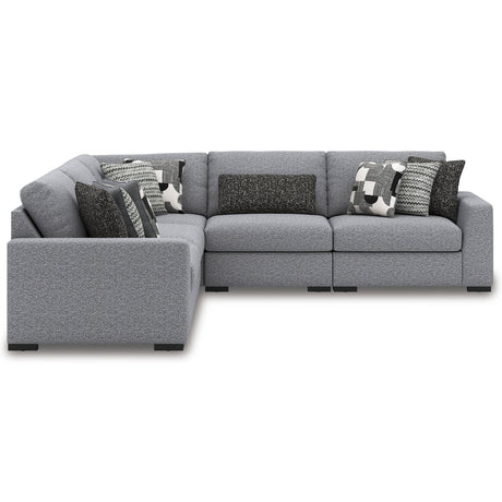 Bealton Salt and Pepper 5-Piece Sectional - Ornate Home