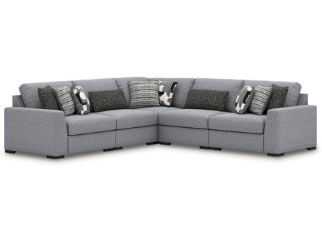 Bealton Salt and Pepper 5-Piece Sectional - Ornate Home
