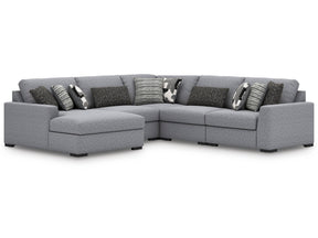 Bealton Salt and Pepper 5-Piece Sectional with Chaise (Online Special Price) - Ornate Home