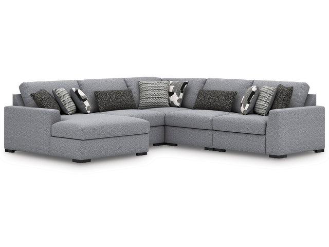 Bealton Salt and Pepper 5-Piece Sectional with Chaise (Online Special Price) - Ornate Home