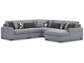 Bealton Salt and Pepper 5-Piece Sectional with Chaise (Online Special Price) - Ornate Home